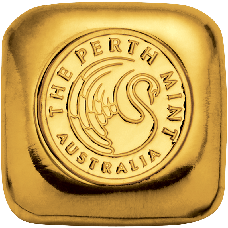 Image for 1 oz Perth Mint Cast Gold Bar from TD Precious Metals